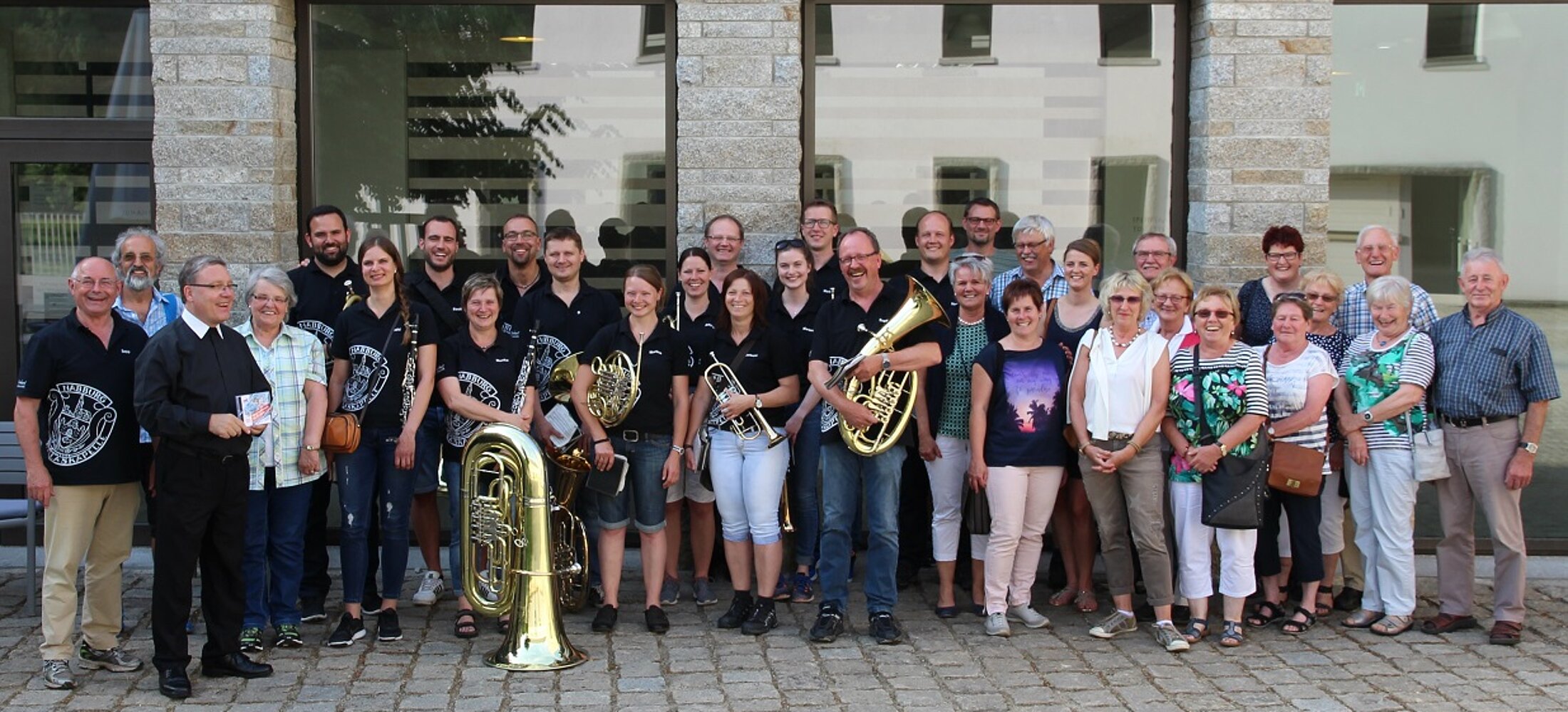 Gruppenfoto Jugendblaskapelle