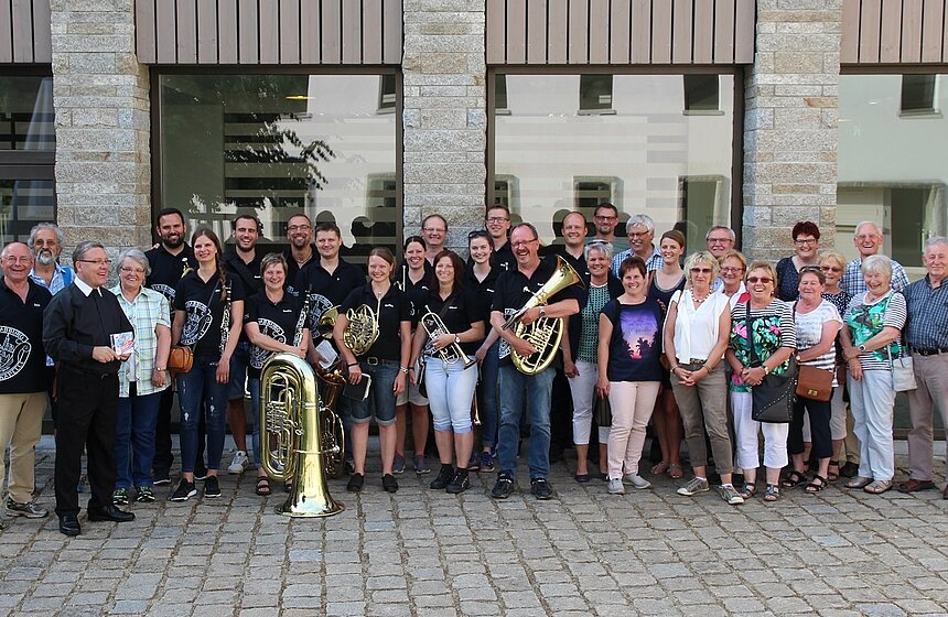 Gruppenfoto Jugendblaskapelle