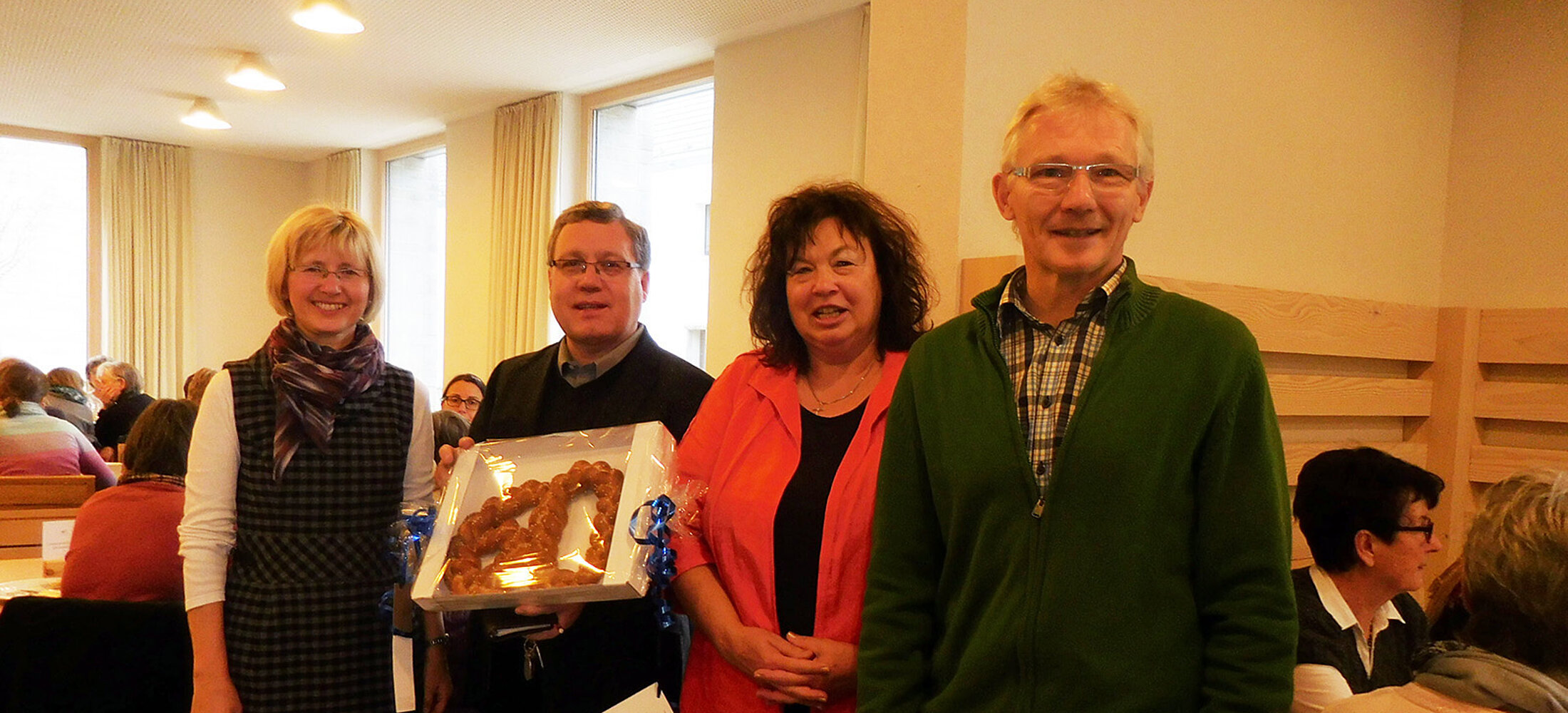 Maria-Rehaber Graf, Direktor Manfred Strigl, Frau Luft und Alfred Kick