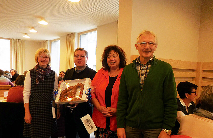 Maria-Rehaber Graf, Direktor Manfred Strigl, Frau Luft und Alfred Kick
