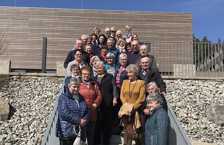 Gruppenfoto Treppe Johannisthal