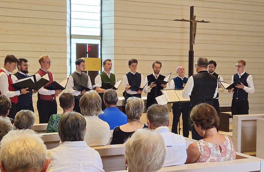 Vokalensemble Hubert Velten in der Hauskapelle Johannisthal