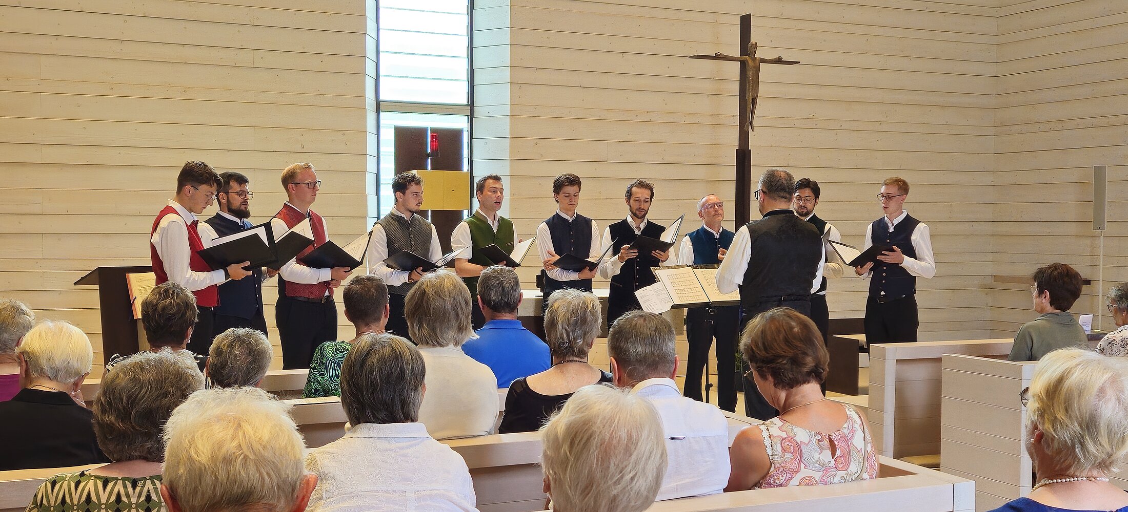 Vokalensemble Hubert Velten in der Hauskapelle Johannisthal