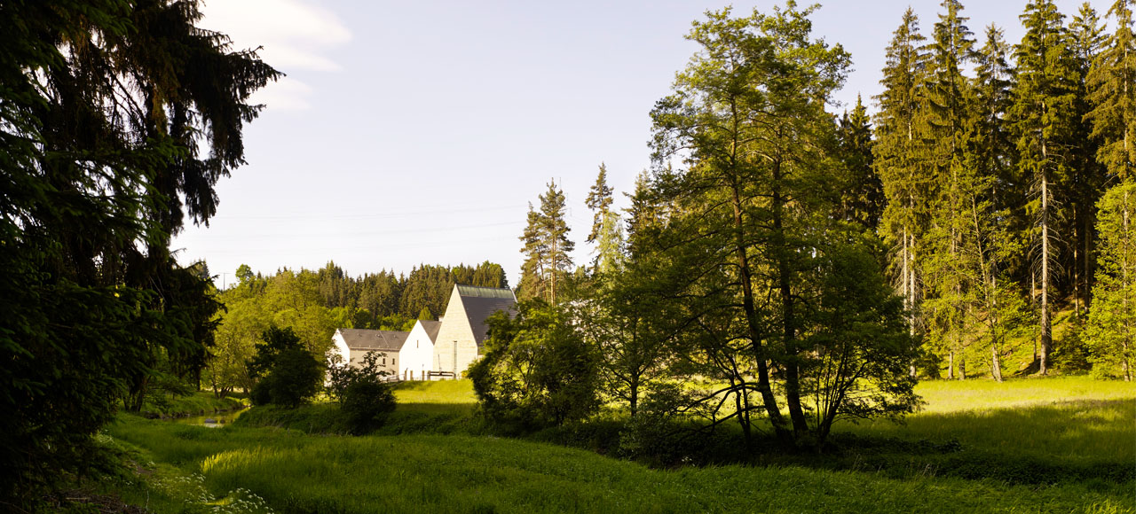 Das Haus Johannisthal mitten im Naturschutzgebiet